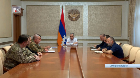 Արցախի նախագահը ԱԽ անդամների հետ քննարկել է սահմանային իրավիճակն ու հումանիտար ծանր ճգնաժամը