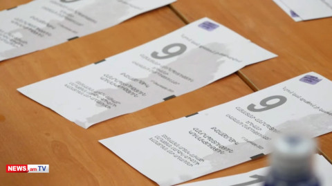 Հանձնաժողովի անդամները ջուր թափեցին համար 9 քվեաթերթիկների վրա