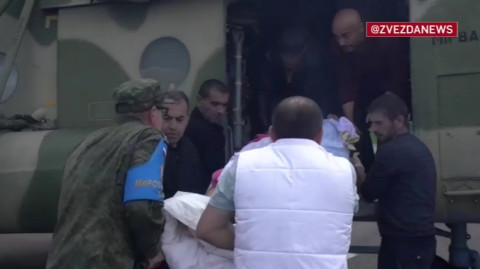 Russia MoD: 58 people with various degrees of burns were evacuated from Karabakh medical institutions