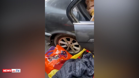 Գողություն տեղահանված արցախցու մեքենայից
