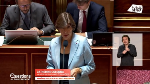 Catherine Colonna: France will ask UN to adopt resolution on return of Karabakh Armenians