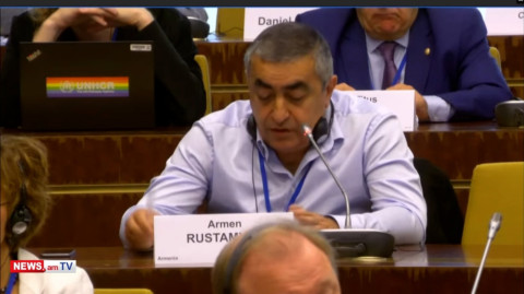 Armen Rustamyan at the PACE session: Ethnic cleansing is one of acts of genocide
