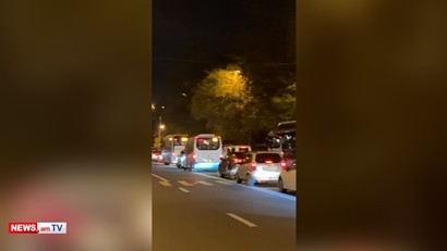 Մեծ խցանումներ Երևանի կենտրոնում