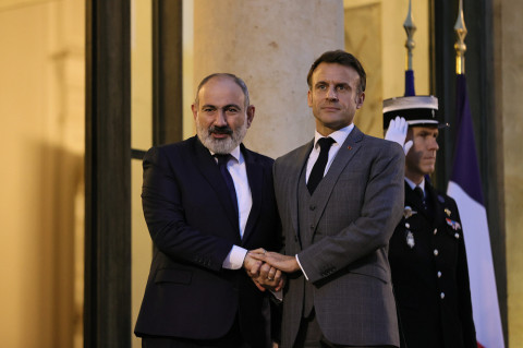 French President received Pashinyan at the Elysee Palace