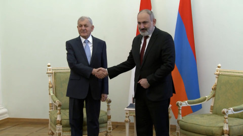 Փաշինյանը հյուրընկալել է Իրաքի նախագահին