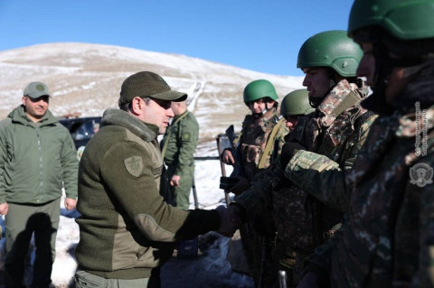 Armenian Defense Minister visited a military unit and visited combat positions