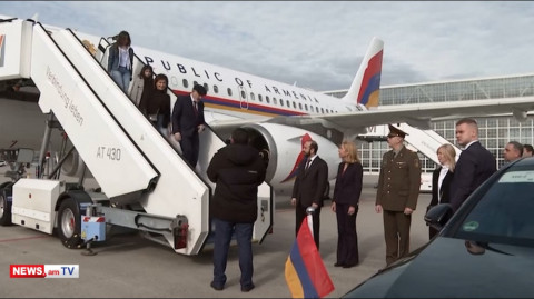 Փաշինյանն ընտանիքի հետ ժամանել է Մյունխեն