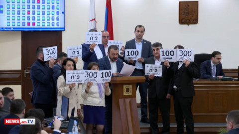 Թալանը «դուխով» գրությամբ գլխարկով է լինո՞ւմ. «Մայր Հայաստանն» ակցիա է անում նիստերի դահլիճում