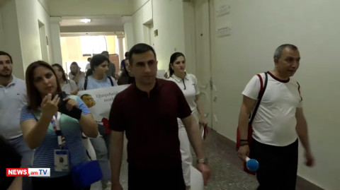 Երևանում ՀՅԴ «Նիկոլ Աղբալյան» ուսանողական միությունը ի աջակցություն Տավուշի երթ է իրականացնում