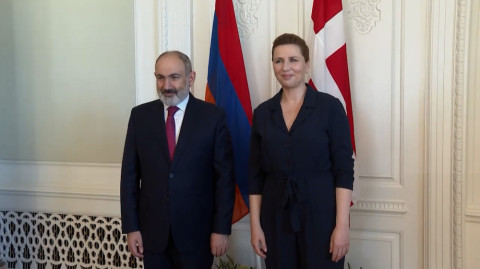 Փաշինյանի հանդիպումը Դանիայի վարչապետ Մետտե Ֆրեդերիկսենի հետ