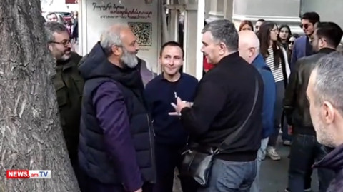 Բագրատ սրբազանի ու գեներալ Գրիգորի Խաչատուրովի հանդիպումը