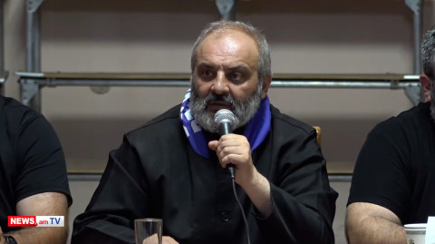 Սա իմ պայքարն է նեռի դեմ, որը մեր երկրում մարմնավորված նստած է կառավարության շենքում. Սրբազան