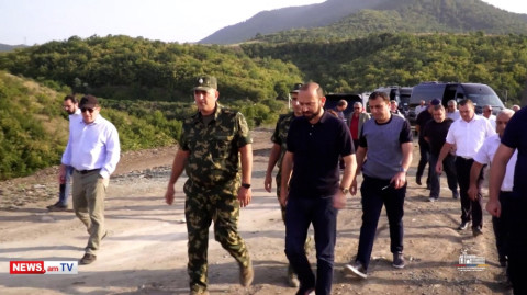Արարատ Միրզոյանը դեսպանների հետ Կիրանց է այցելել