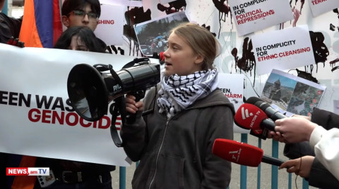 Greta Thunberg calls on officials, reporters attending COP29 in Baku to visit Armenian captives in Azerbaijan