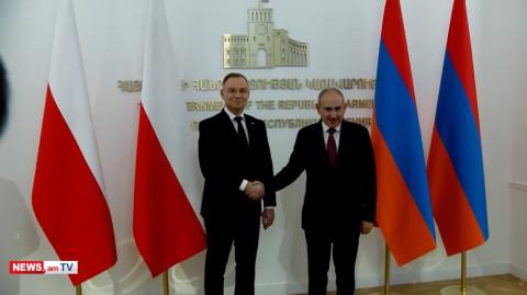 Նիկոլ Փաշինյանը հանդիպել է Անջեյ Դուդայի հետ