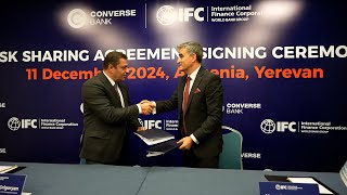 Կոնվերս Բանկը և IFC-ն միավորում են ջանքերը՝ խթանելու փոքր և միջին բիզնեսի զարգացումը Հայաստանում