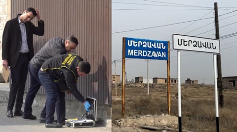 Կադրեր Մերձավանում սպանությանը նախորդած վիճաբանությունից