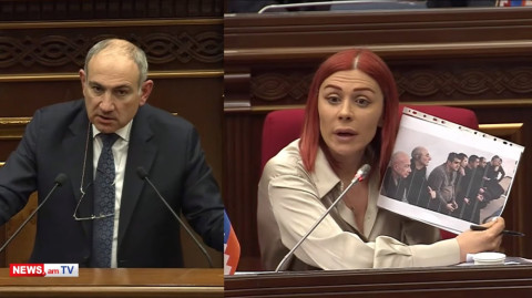 Բացի հայտարարությունից էլ ի՞նչ եք անում. Խամոյանը Փաշինյանին ցույց տվեց հայ գերիների լուսանկարները