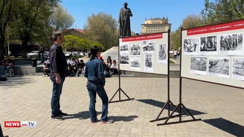 Ցեղասպանությունն ու Արցախից բռնի տեղահանումը` լուսանկարներով