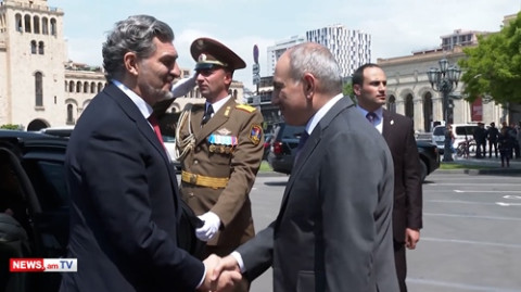 Փաշինյանը հյուրընկալել է առաջին անգամ պաշտոնական այցով Հայաստանում գտնվող Վրաստանի նախագահին