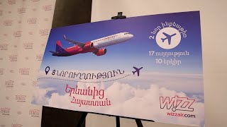 Wizz Air-ը հայտարարեց դեպի Եվրոպա 8 նոր ուղիղ չվերթի և Զվարթնոցում իր առաջին բազան բացելու մասին