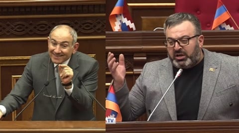 Կիրանցի պատը չի ճաքել, ներկն ա ճաքել ձեր սուր աչքին մեռնեմ. Փաշինյանը՝ Գառնիկ Դանիելյանին