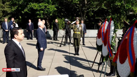 Վահագն Խաչատուրյանը, Ալեն Սիմոնյանը եւ այլ պաշտոնյաներ այցելեցին Հաղթանակի զբոսայգի