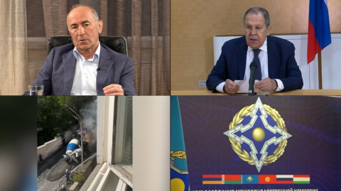 Քոչարյանը ներքին և արտաքին քաղաքականության մասին, խոշոր հրդեհ Երևանում. «Օրվա ամփոփում»՝ ռուսերեն