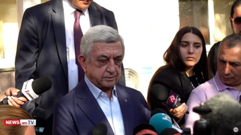 2 նպատակ ունեմ. 1-ինը՝ իշխանափոխություն, 2-րդը՝ իմ ընկերների վերադարձը Բաքվի բանտից. Սերժ Սարգսյան