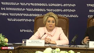 Նշանակալի էր Փաշինյանի այցը Մոսկվա, «Անմահ գնդի» երթը Երեւանում. Մատվիենկոն՝ ԱԺ–ում