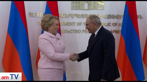 Փաշինյանը հյուրընկալել է Վալենտինա Մատվիենկոյին