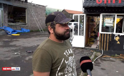 «Մրրիկ ա եղել, սաղ պոկելով, ջարդելով գնացել», «5–6 մլն դրամի վնաս եմ կրել». ապարանցիներ
