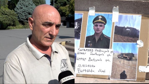 Որդուս մահվան գործով քննությունը ձգձգում են, ուզում են գործը փակել․ զոհվածի հայրը նստացույց է անում