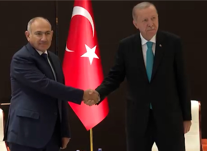 Փաշինյանը ՇՀԿ գագաթնաժողովի շրջանակում հանդիպել է Էրդողանի հետ