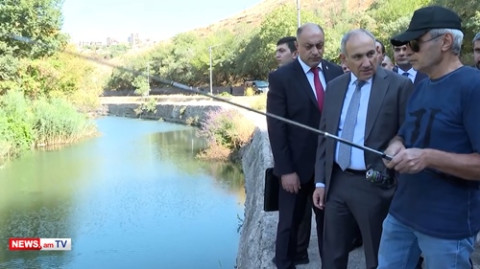 Էս Հայաստանի ամենահայտնի ձկնորսական գոտին է. Փաշինյանը Հրազդանի կիրճում է