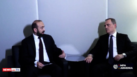 Կադրեր՝ Միրզոյան– Բայրամով հանդիպումից