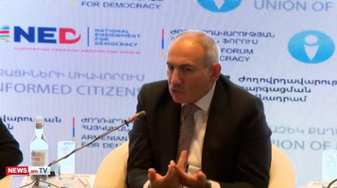 Էսօր Հայաստանում ժողովրդավարությունը պարզ հահոյախոսություն է. Փաշինյան