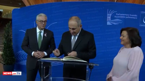 Փաշինյանը հանդիպել է ԵԽԽՎ նախագահ Թեոդորոս Ռուսոպուլոսի հետ