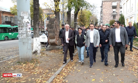 «Մեր ձեւով» շարժման անդամները Վանաձոր են այցելել. քաղաքում բացվել են շարժման 2 գրասենյակները