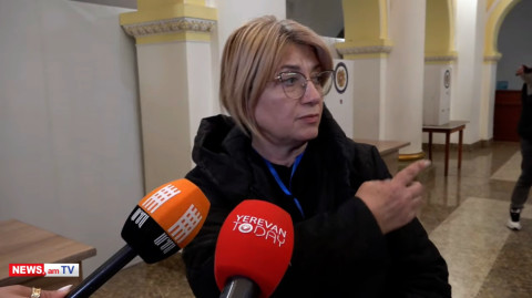 Մի կին ամուսինների էր բերել ընտրատեղամաս ու նրանց ականջին ոչ ցածր ասում էր՝ Արգիշտի. վստահված անձ