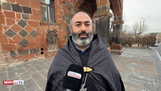 Կարգալույծ եղած քահանաները ցանկացել են բախումներ սադրել Թալինի եեղեցում . Տեր Վրթանես