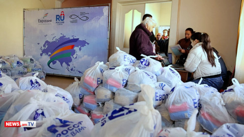 Օգնություն՝ Արցախից բռնի տեղահանվածներին. Ռուսական մարդասիրական առաքելության և «Եվրասիայի» ծրագիրը