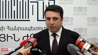 Օրենքը չգիտե՞ք, էս ինչա կատարվում. Ալեն Սիմոնյանը' լրագրողներին դուրս հանելու մասին