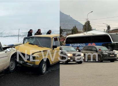 Ճակատ առ ճակատ խփել եմ. վթար՝ ՔՊ-ի ուրախ ավտոբուսների անցնելու պահին