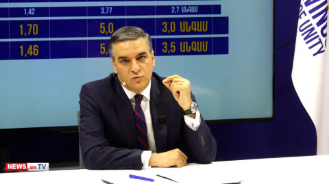 Նիկոլ Փաշինյանը պատերազմով շանտաժի է ենթարկում մեր ժողովրդին. Թաթոյան