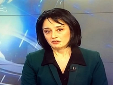 «Երկիր Մեդիա»-ի հաղորդավարուհին արտասվում է Սերյոժայի մահվան լուրը հաղորդելիս