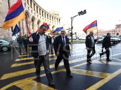 ԱԻՄ-ականները մարտի 16-ի պայմանագիրը դատապարտող ուղերձ հանձնեցին ԱԳՆ