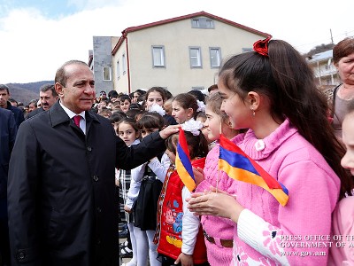 Վարչապետը Տավուշի մարզի Թեղուտ համայնքում մասնակցել է մանկապարտեզի բացմանը