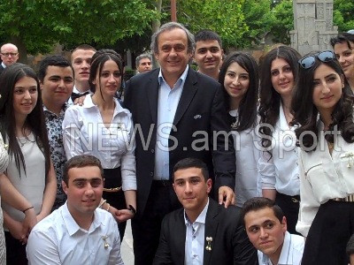 ՈՒԵՖԱ-ի նախագահն այցելել է Մայր Աթոռ Սբ. Էջմիածին