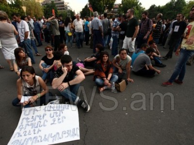 «Ոչ թալանինը» նստացույց սկսեց Ազատության հրապարակում